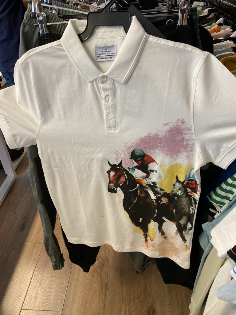 Mens Printed Polo Shirt