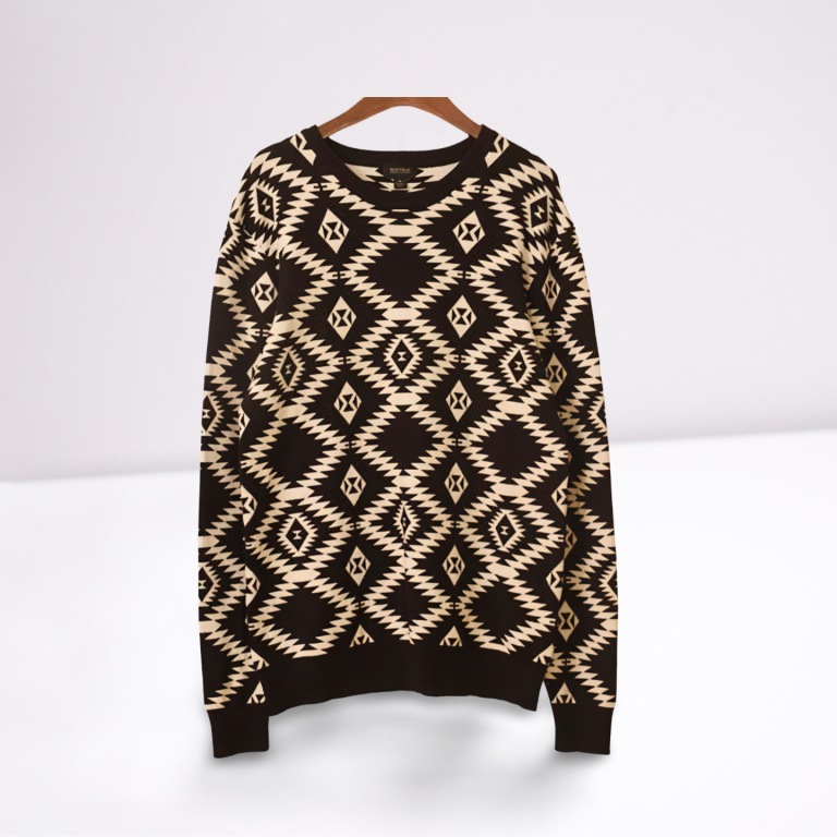 Mens Textured Sweater