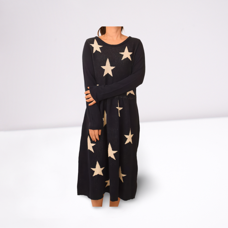 Ladies Star Sweater Dress