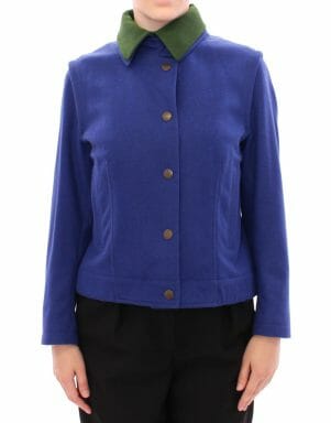 Habsburg Blue Green Wool Jacket Coat