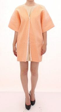 Pink Short Sleeves Jacket Coat