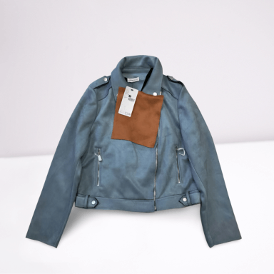 Ladies Suede Moto Jacket