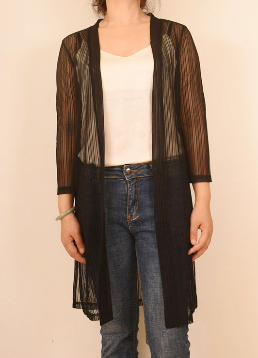 Ladies Sheer Open Cardigan StockStories