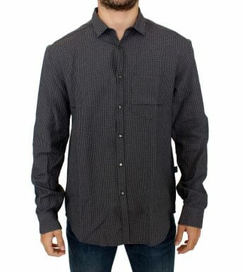 Gray linen casual shirt