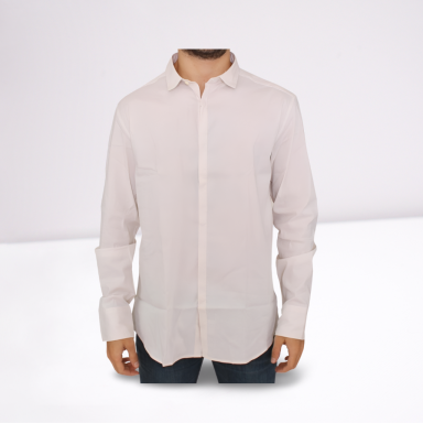 White cotton dress shirt