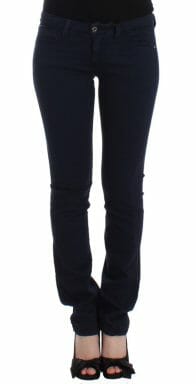 Blue straight leg jeans