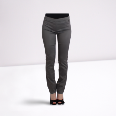 Gray slim fit pants