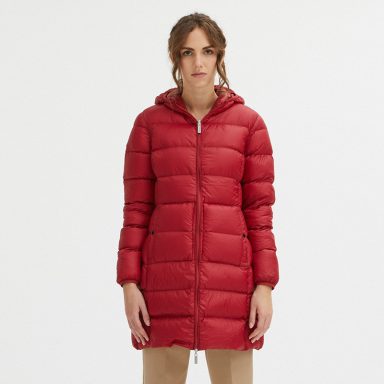 Red Nylon Jackets & Coat