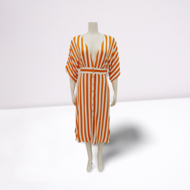Ladies Vertical Stripe Dress