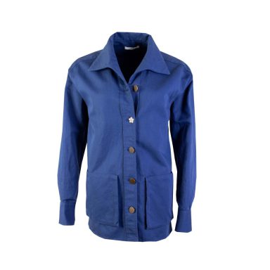 Blue Cotton Jacket ‘shirt’ Style