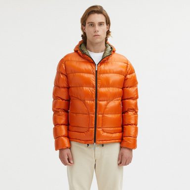 Orange Nylon Jacket