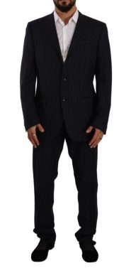 Gray Polyester Single Breasted Formal Suit