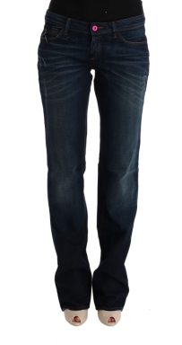 Blue Cotton Regular Fit Denim Jeans