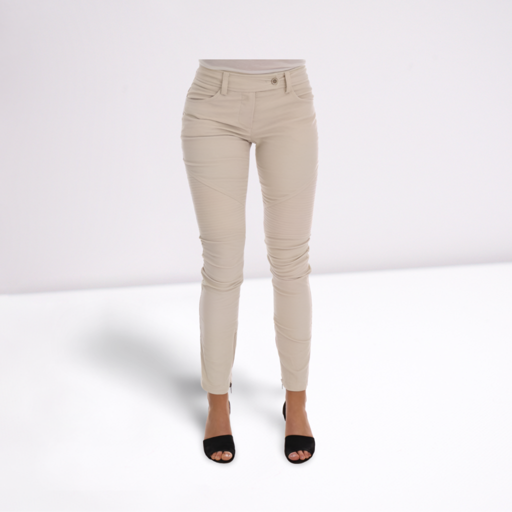 Beige Slim Jeans Corduroy Skinny Pants – StockStories
