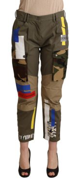 Green Military Cargo Trouser Cotton Pants