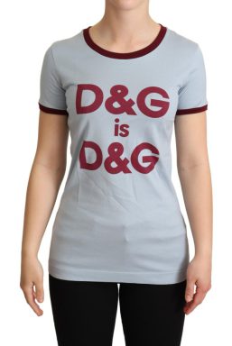 Blue Crewneck D&G Top T-shirt