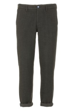 Gray Polyester Jeans & Pant