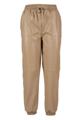 Beige Polyester Jeans & Pant