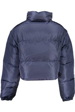 Blue Polyamide Jackets & Coat
