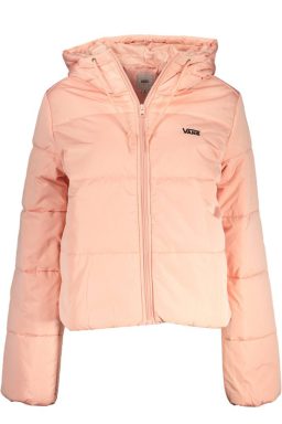 Pink Polyester Jackets & Coat