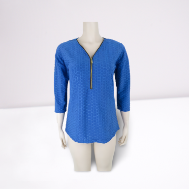 Ladies  Half Zip Top – Regular + Plus