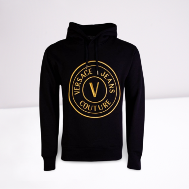 Hooded Gold Maxi Logo Sweatshirt