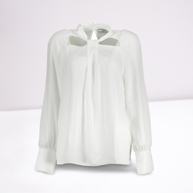 White Polyester Shirt