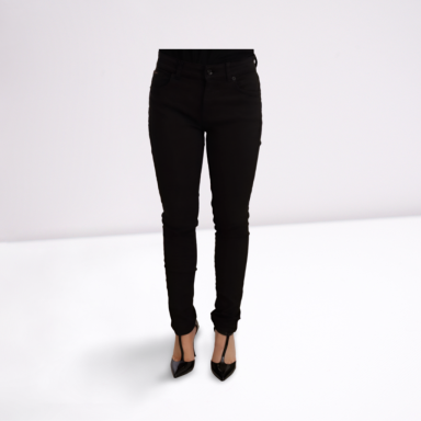Black Slim Fit Denim Cotton Stretch Jeans