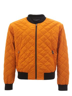 Quilted Orange Jacket