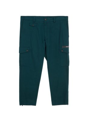 Green Cargo Maxi Pockets Trousers