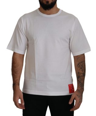 White DG Logo Patch Short Sleeve T-shirt