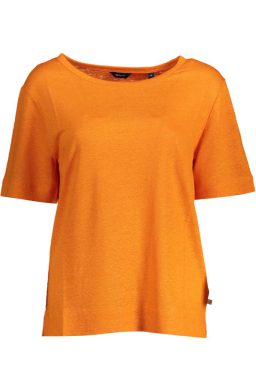 Orange Linen Tops & T-Shirt
