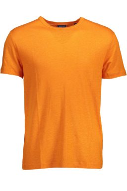 Orange Linen T-Shirt