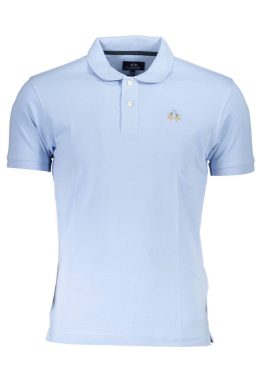 Light Blue Cotton Polo Shirt