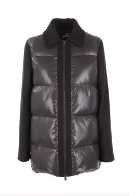 Gray Polyester Jackets & Coat
