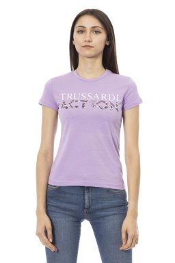 Violet Cotton Tops & T-Shirt
