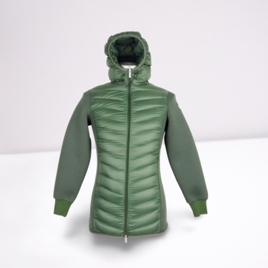 Green Nylon Jackets & Coat