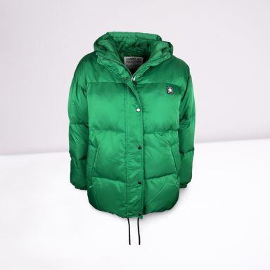 Green Polyester Jackets & Coat