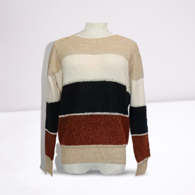Ladies Plus Color Block Sweater
