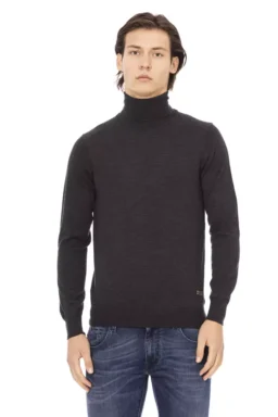 Gray Fabric Sweater