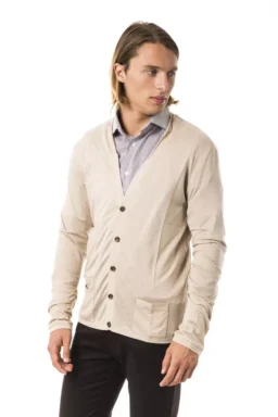 Beige Viscose Cardigan