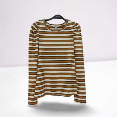 Ladies Regular and Plus Stripe Knit Top