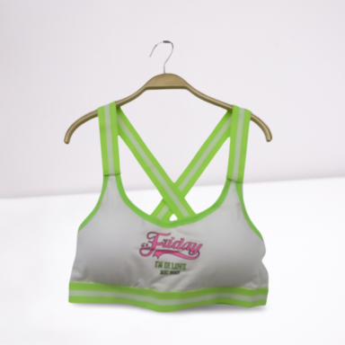 Ladies Printed Active Bra