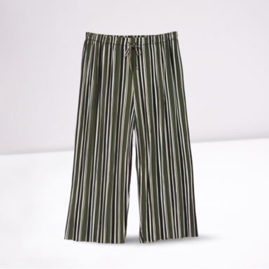 Ladies Plus Vertical Stripe Pants