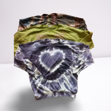 Ladies Tie Dye Pullover