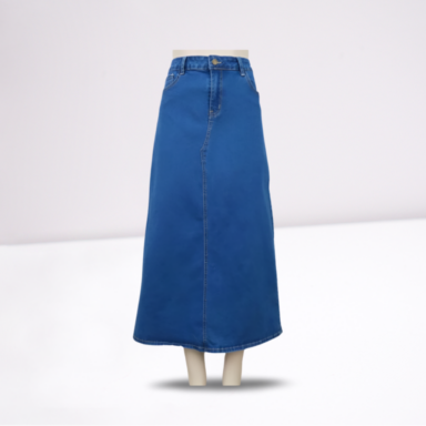 Ladies Maxi Denim Skirt