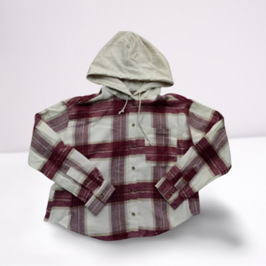 Ladies Plaid Hoodie