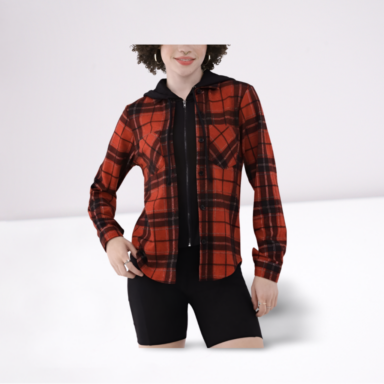 Ladies Plaid Shirt