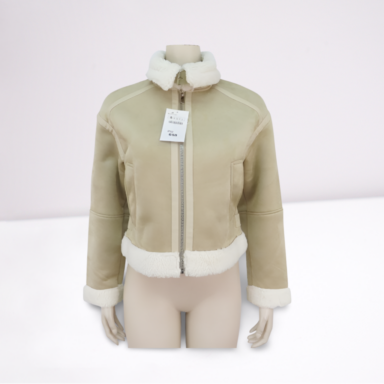 Ladies Suede -Sharpa Jacket