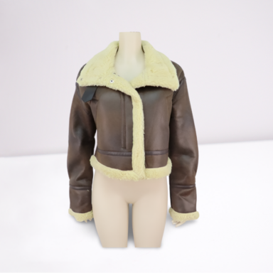 Ladies Suede -Sharpa Jacket